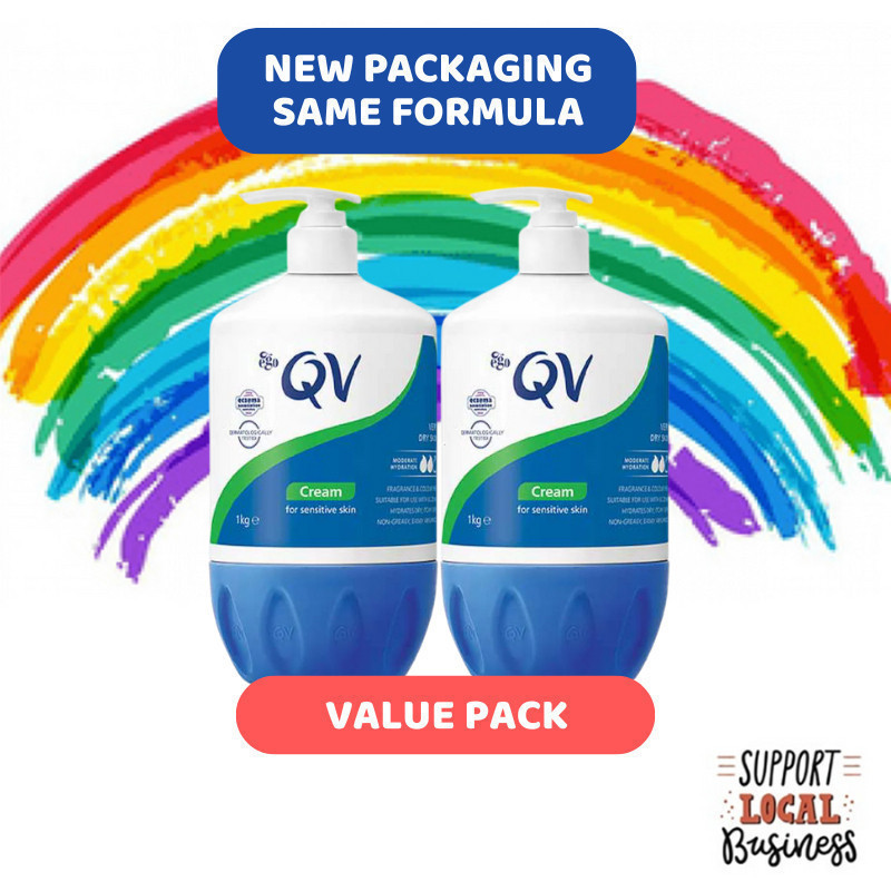 QV Moisturizing Cream 500g (เหมาะสําหรับผิวแพ้ง่ายและผิวแห้ง)