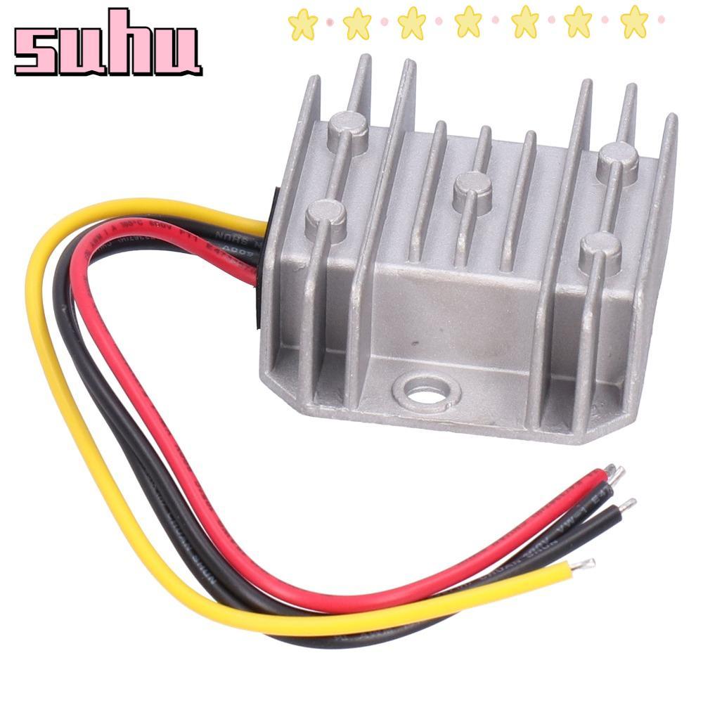 SUHUHD Boost Converter, 12V ถึง 24V 72W DC Voltage Converter, Stable Output 3A Power Converter โครงก
