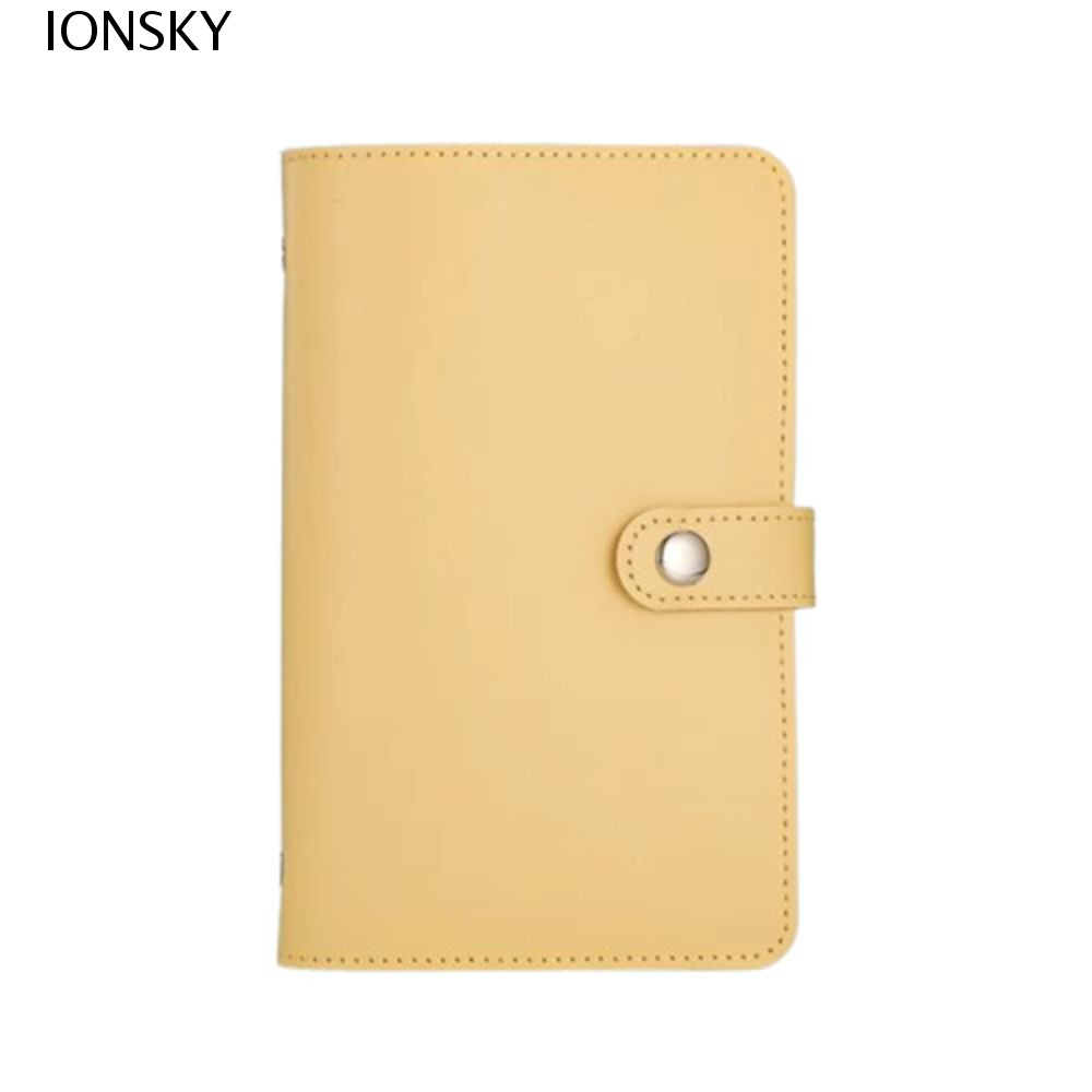 IONSKY 100 ซอง Challenge Binder, สนุกหนัง PU ประหยัดเงิน Challenge Book, Creative Clear กันน้ํา Easy