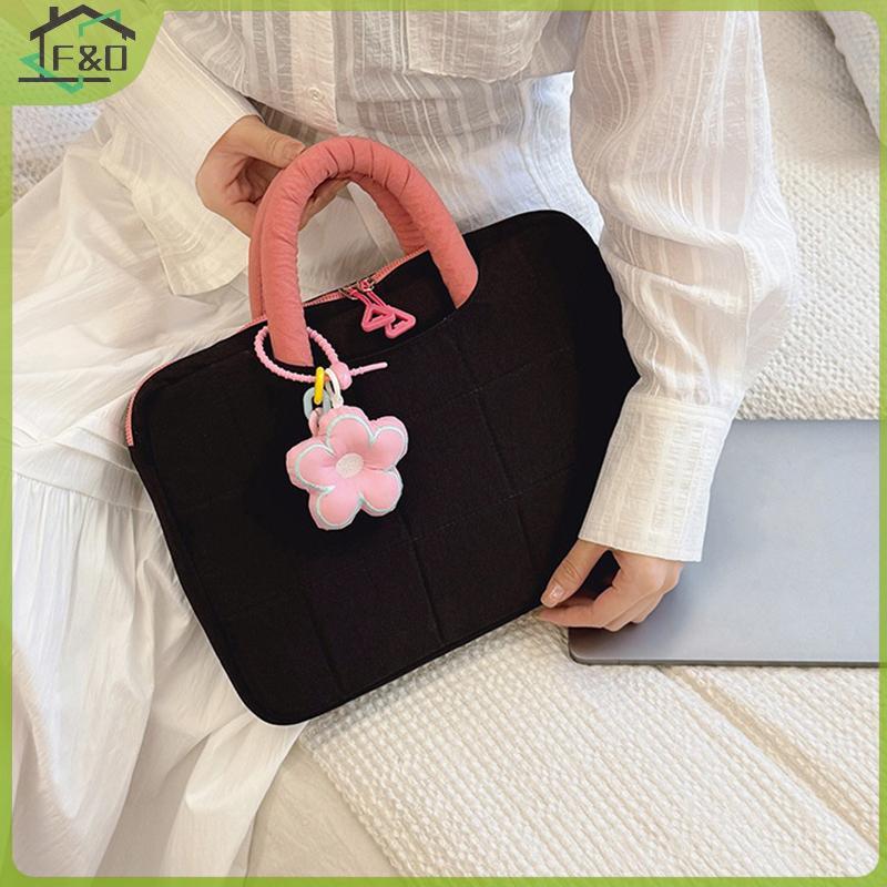 F&O น่ารักแล็ปท็อปกระเป๋าถือกันกระแทก 13 นิ้วกระเป๋าโน๊ตบุ๊คสําหรับ Air 13 กรณีแท็บเล็ตกระเป๋าสําหรั