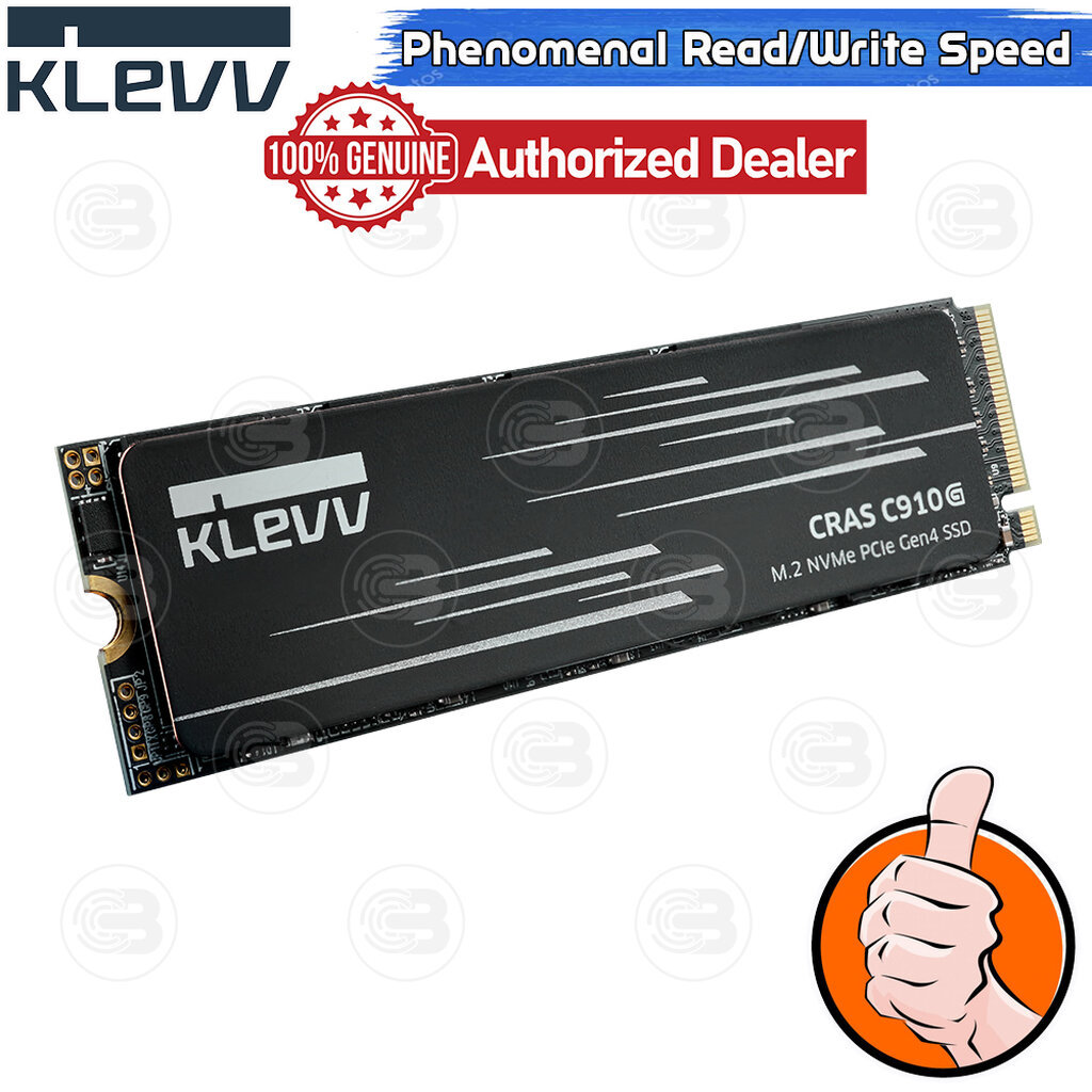 [CoolBlasterThai] KLEVV CRAS C910G SSD M.2 2280 NVMe PCIe GEN4x4 1TB (5Y-Warranty)