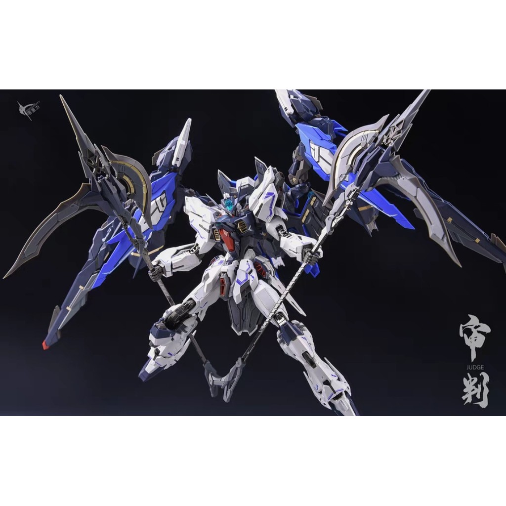 Zero Gravity Moon Night Trial Blood Blade Nezha 1/100mg โลหะผสมผลิตภัณฑ์สําเร็จรูปประกอบรุ่นเคลื่อนย