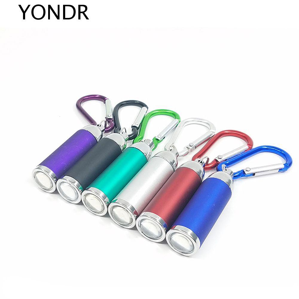 YONDR พวงกุญแจไฟฉาย LED Ultra Bright เดินป่าและใช้งานได้อย่างสะดวก มาพร้อมแบตเตอรี่ AG13
