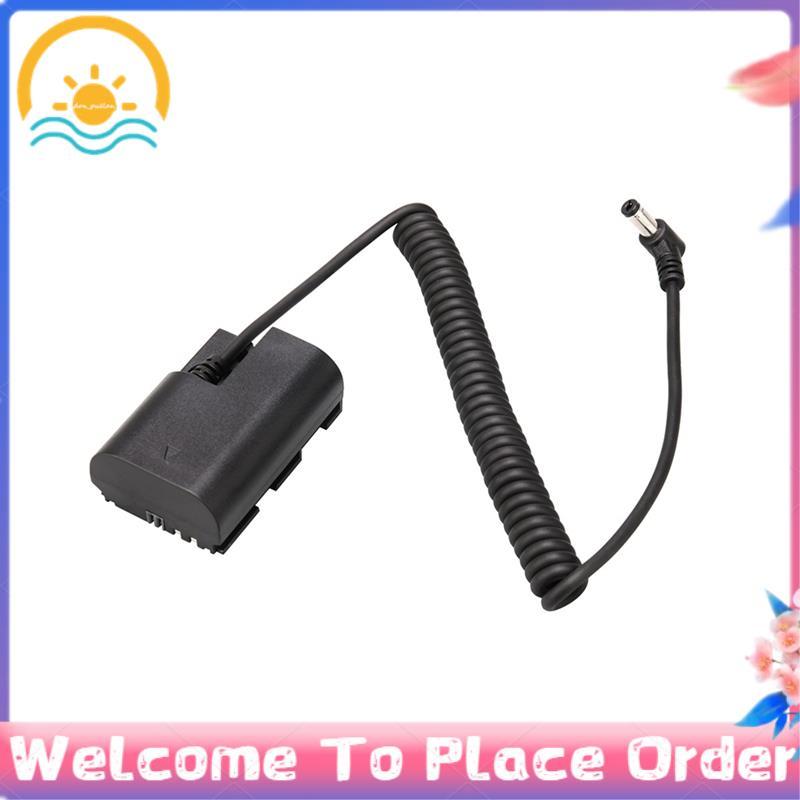 Dummy แบตเตอรี่ D-TAP ถึง LP-E6NH คอยล์สายไฟสําหรับ R5/R5 C/R6 R7/R 5D II/III IV/6D II/7D II/60D-425