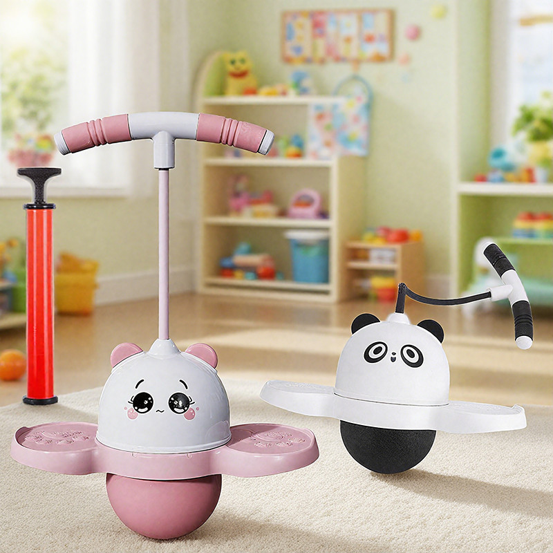 Bola Lompat Bouncy Hopping Ball ของเล่นเด็กสําหรับ Balancing Bouncy Ball/ของเล่นเด็ก Kankak