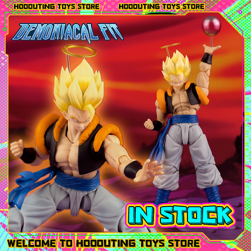 Demoniacal Fit Gogeta 3.0 Body Dragon Ball Z Action Figure DBZ SHF Gogeta Super Saiyan Figurine อะนิ