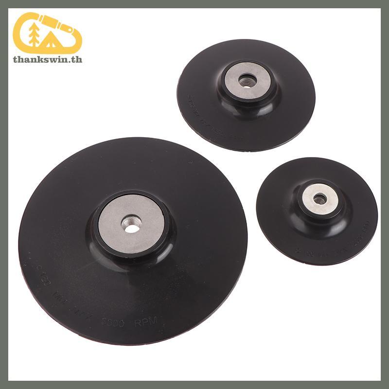 Thankswin 4-7 M10/M14 ด้าย Backing Pad พลาสติก ABS ด้านหลัง Pad รอบแผ่นบดสําหรับเครื่องบดมุม Sanding Sander th
