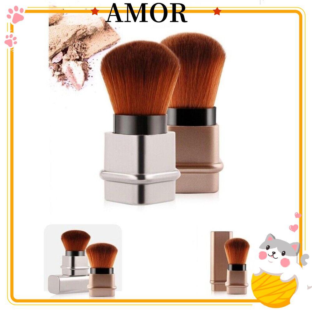AMOR Blush แปรงแต่งหน้าเครื่องมือแต่งหน้า Foundation คอนซีลเลอร์ยืดแปรงเล็บแบบใช้ซ้ําได้