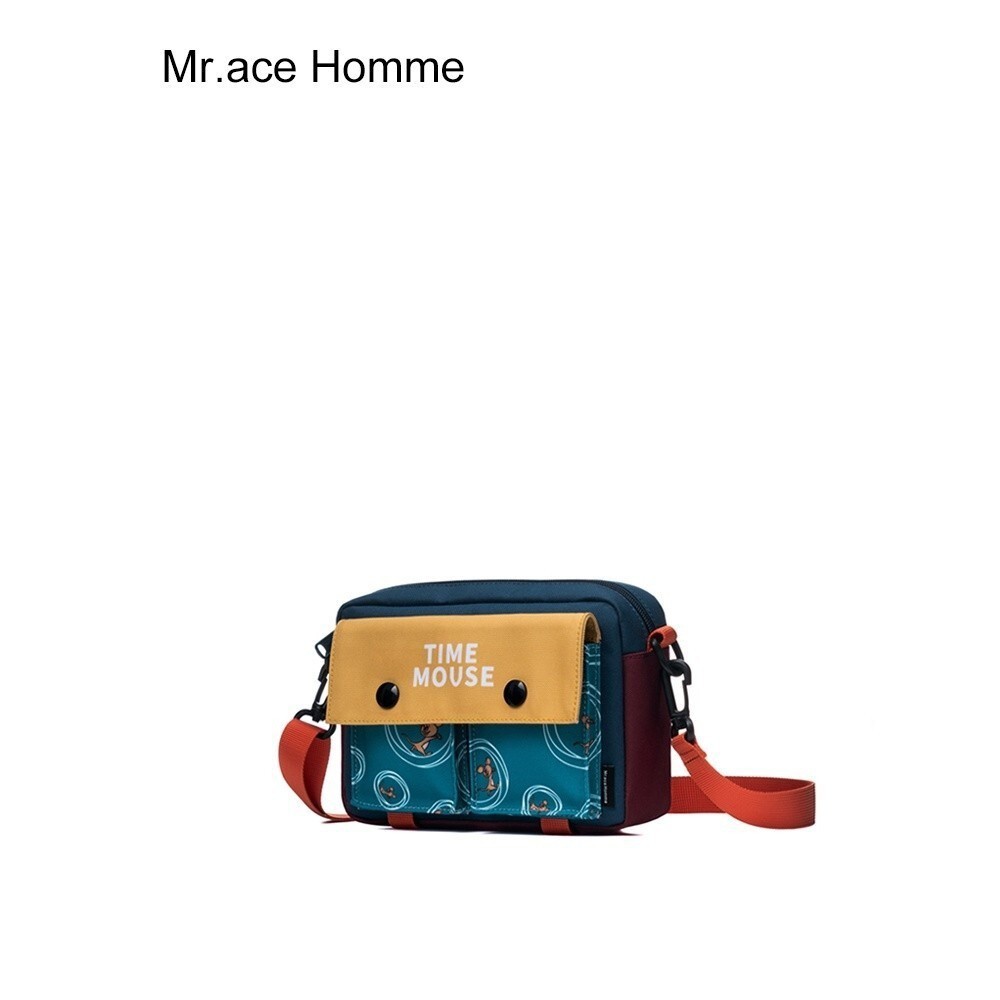 Mracehomme Hong Kong Style Casual Messenger Bag - Fun One Shoulder Design