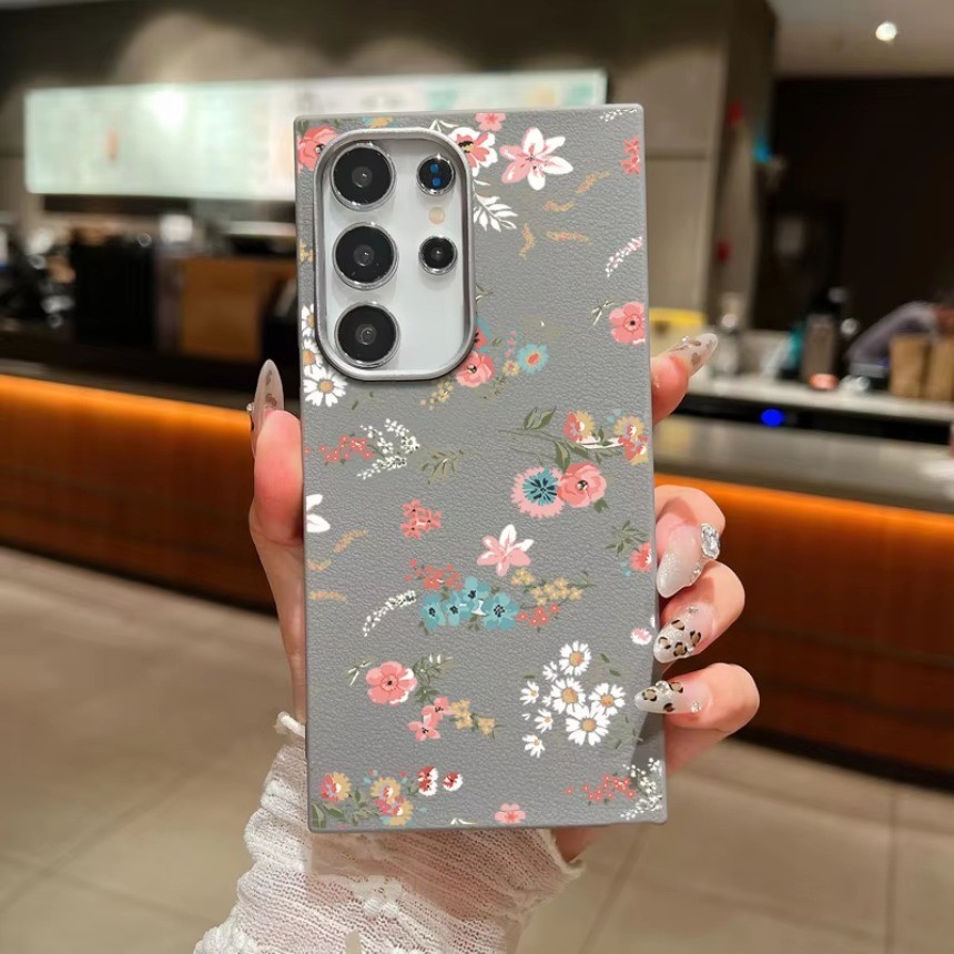 สําหรับ Samsung Galaxy A53 A33 A23 M13 M23 A52 A52S A32 M32 A22 M22 A15 A14 A13 ปลอก Simple Feel Retro ดอกไม้นุ่มเคสโทรศัพท์ฝาครอบ ราคา ถูกที่สุด ดีลบีเคเค แกลเลอรีภาพที่ 3