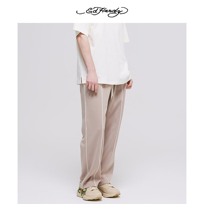 กางเกงกีฬาผู้ชาย Ed Hardy สไตล์ใหม่ โลโก้คลาสสิกปัก สำหรับฤดูร้อน