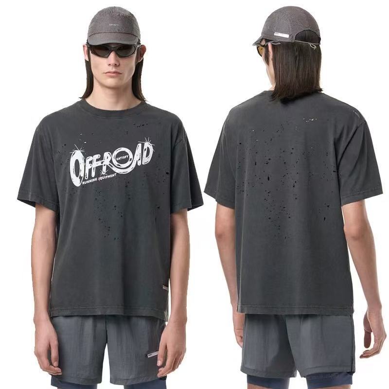 SATISFY MothTec runing เสื้อยืดสีม่วง ROAD