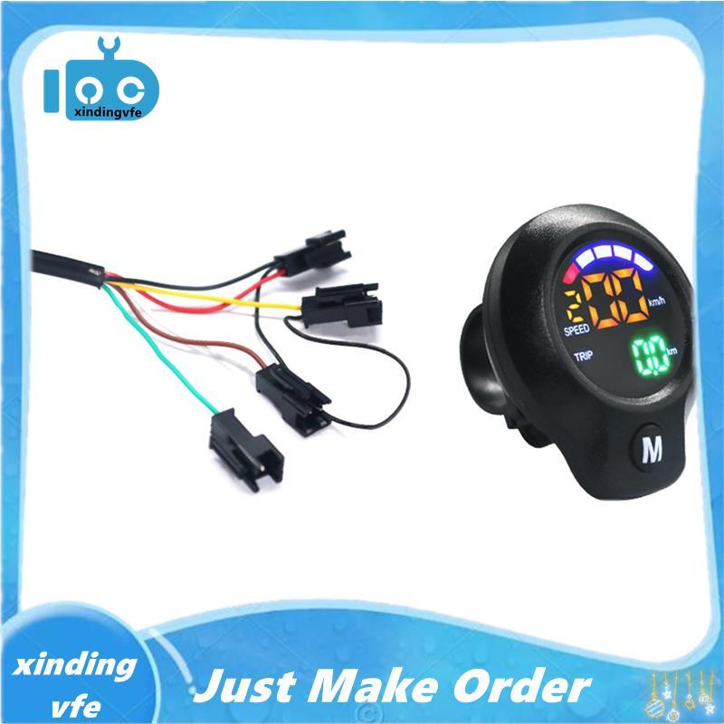 Ebike Throttle กับ Digital Display ติดตั้งง่าย มีฟังก์ชัน Speedometer, Odometer และVoltage Reading