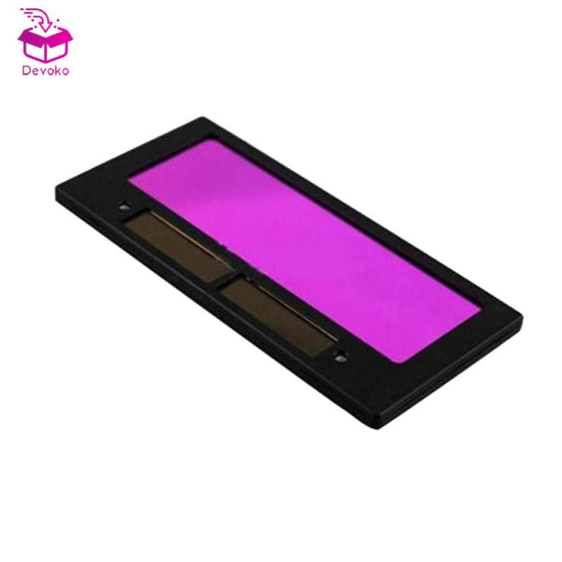 [chiwanji2mf] เลนส์หมวกกันน็อคเชื่อม Solar Auto Darkening Filter Glass Mask, UV IR Protection