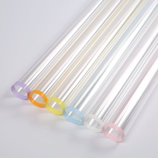 กระดาษแก้วใส ขอบเส้น 20 แผ่นต่อแพค สีสวยเนื้อดี ใช้ห่อช่อ ห่…