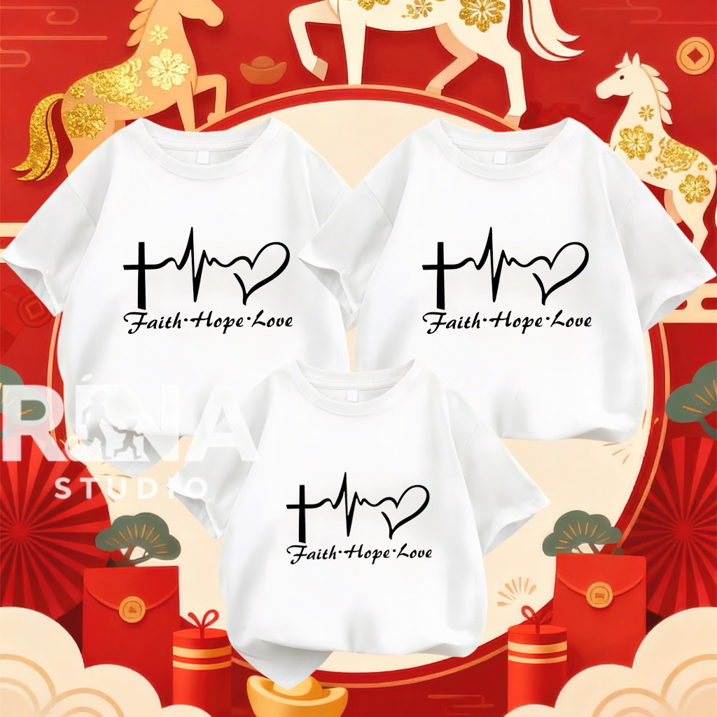 พร้อมส่ง&COD RINA STUDIO เสื้อผ้าพ่อแม่ลูก ชุดครอบครัว-เสื้อยืด FAMILYผ้าคอตตอนเนื้อนุ่มเท่ๆ เดรสแม่ลูก เซตครอบครัว#104 ราคา ถูกที่สุด ดีลบีเคเค แกลเลอรีภาพที่ 3
