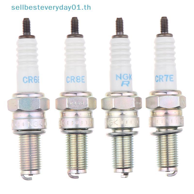 & Sellingbest & 1 PC สําหรับหัวเทียนรถจักรยานยนต์ CR6E CR7E CR8E CR9E สําหรับ CB400 GW250 Hornet FZR