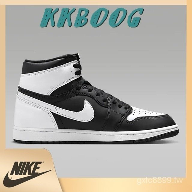 J1 High OG High-Top สีขาวสีดํา Reverse Panda รองเท้าผ้าใบสบาย COAF