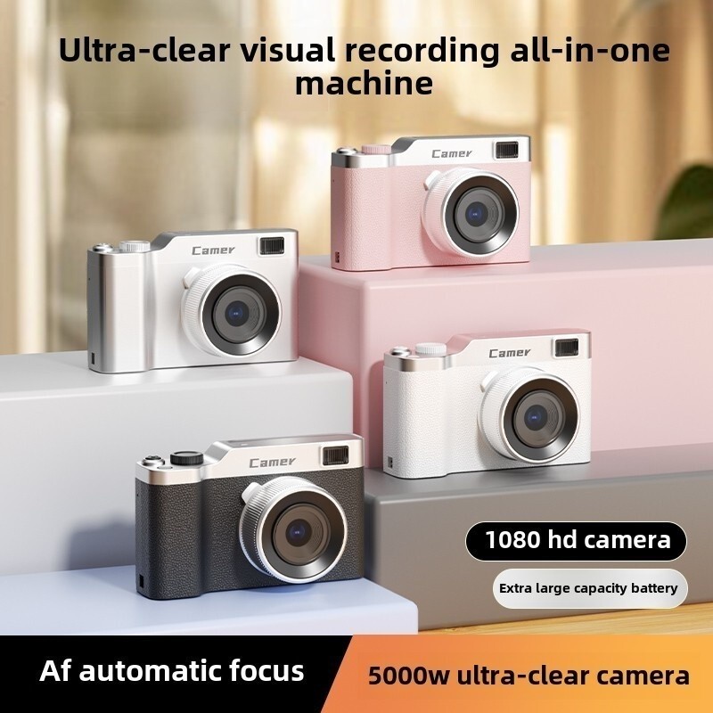 1080 HD Digital 50MP Camera Autofocus Photography Video Camcorder 2.4 Inch Screen for Portable Kid A