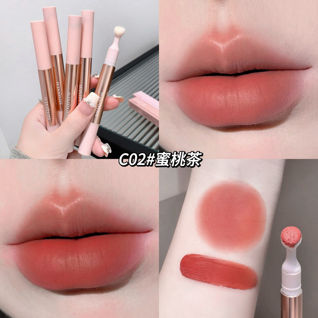 CJ Soft Lip Powder Cream Toot Moisturizing Lip Gloss Matte Soft Mist ลิปกลอส Water Gloss Mirror ลิปก