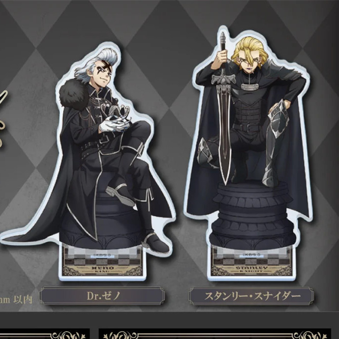 Dr.STONE ขาตั้งอะคริลิค Ishigami Senku รูปจอแสดงผลอะนิเมะสินค้าคอลเลกชันตกแต่งโต๊ะเครื่องประดับ Accesorios