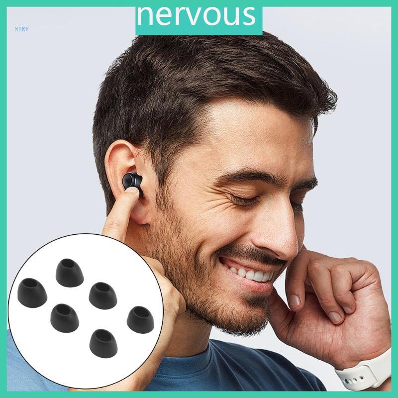 NERV เคล็ดลับหูฟังซิลิโคนขนาดสารพันสบายสําหรับ w300bt Noise Cancelling In Ear หูฟังแบบคล้องคอสําหรับ