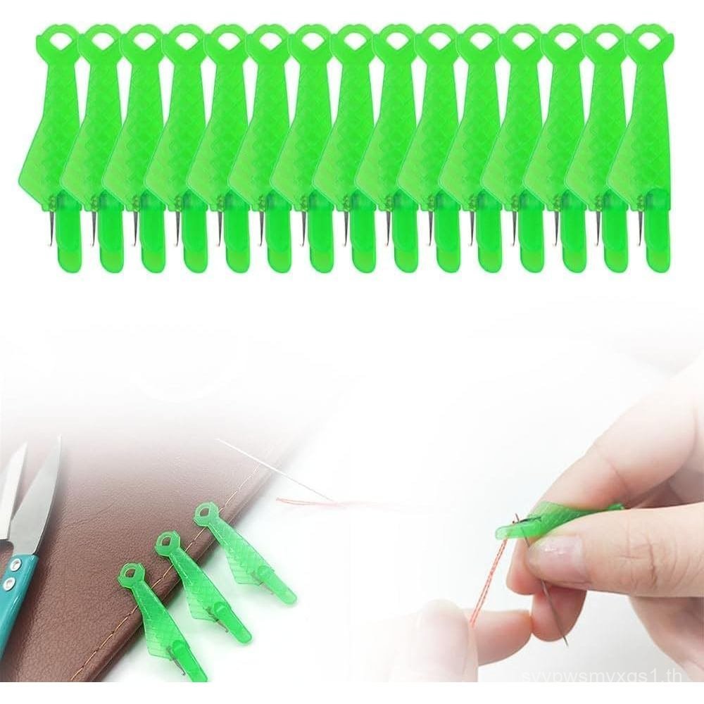 Needle Threader, Threading Aid for Sewing Needles, Sewing Machine Accessories, Plastic Sewing Needle
