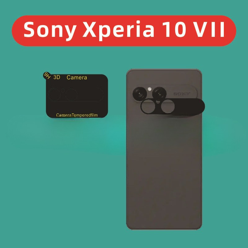 สําหรับ Sony Xperia 10 1 VII 3D เลนส์กล้องกลับกระจกนิรภัยกล้องป้องกันฟิล์มสําหรับ SONY Xperia1Vii Xp