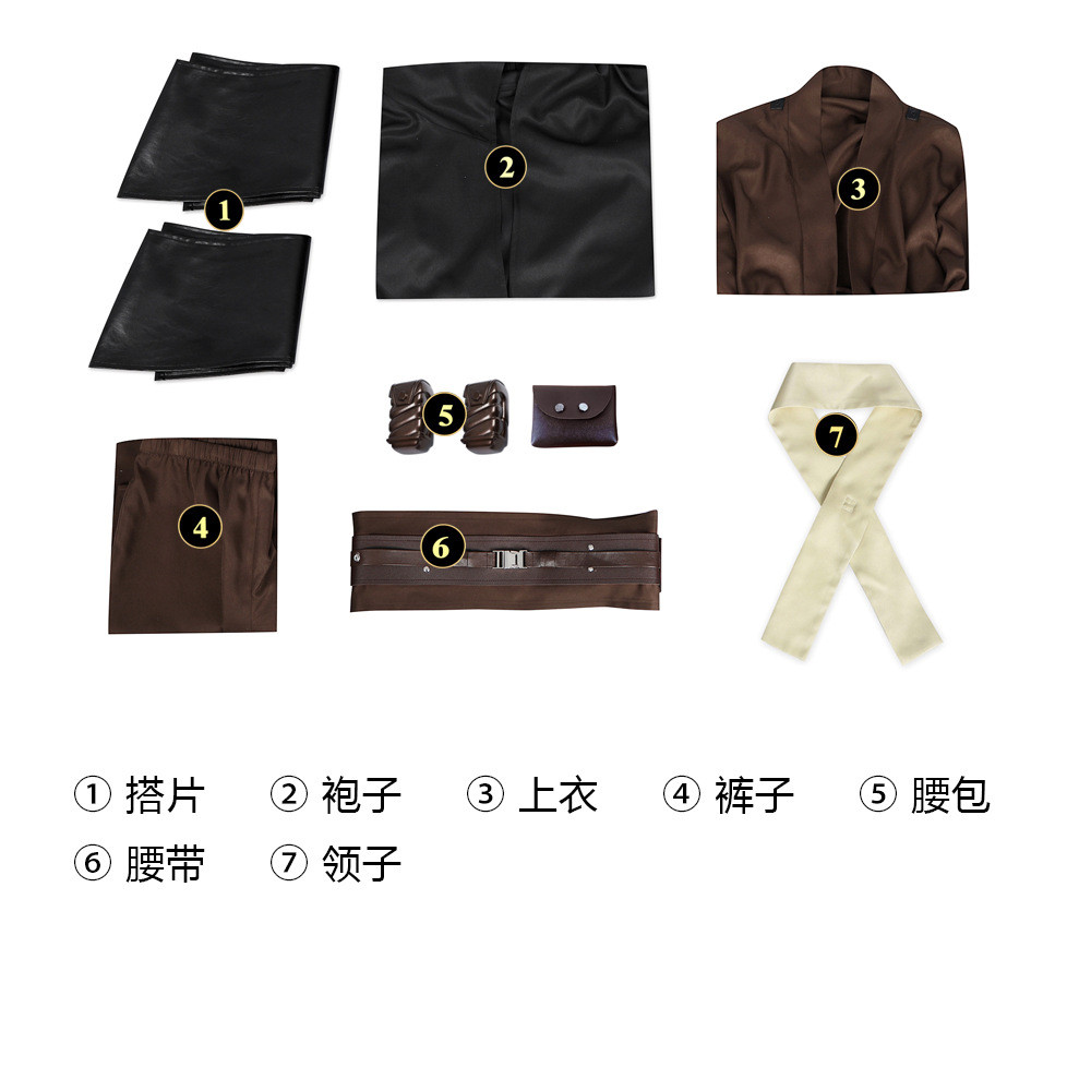 10.29 a Star Wars Prequel 2cosplay Anakin Skywalker cos เครื่องแต่งกายเสื้อคลุมชุดฮาโลวีน