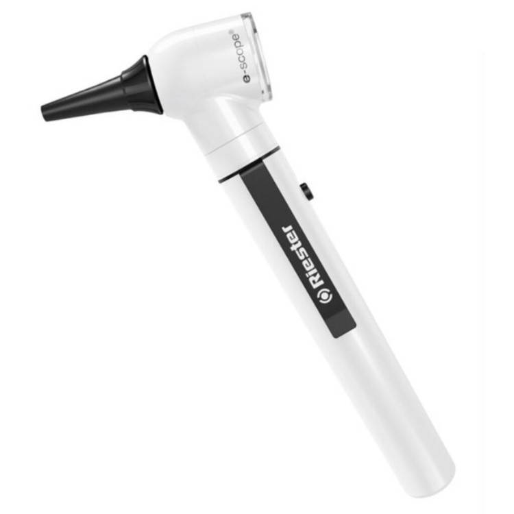 Riester ชุดอุปกรณ์สำหรับส่องตรวจหู แบบพกพา  (R2110,2111-203) รุ่น e-scope F.O. Otoscope, LED3.7V [รั
