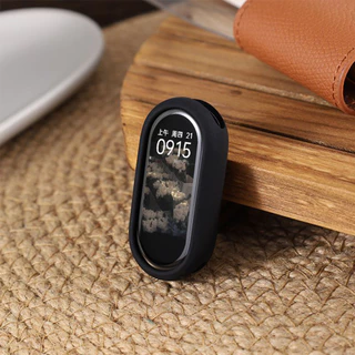 กรณีซิลิโคน for Xiaomi Mi Smart Band 10 9 8 อุปกรณ์ป้องกันหน้าจอรองยางอ่อนอุปกรณ์ครอบกันชน for Mi Band 10 9 8 NFC