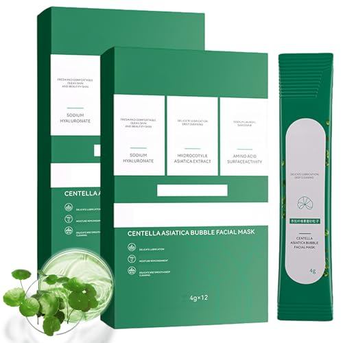 Centella Asiatica Bubble Mask, Centella Asiatica Bubble Mask, Remove Black Oil Control, Deep Cleansi