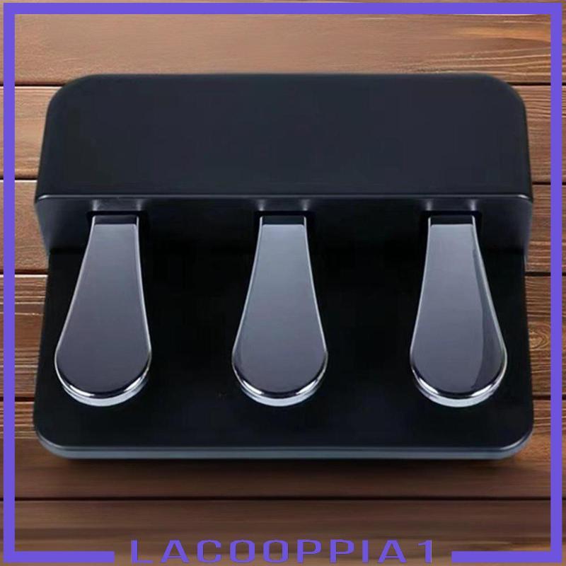 [Lacooppia1] 3 Pedal Board Triple Pedal สําหรับคีย์บอร์ดเปียโนดิจิตอล MIDI Controllers
