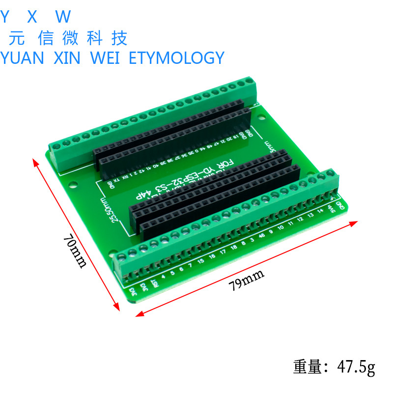 ESP32-S3 GPIO IoT Development Board บอร์ดขยาย 44Pin เหมาะสําหรับ N8R2/N16R8