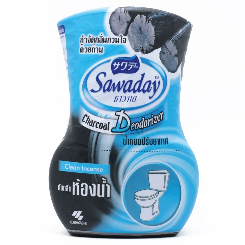 ซาวาเดน้ำหอมปรับอากาศสำหรับดับกลิ่นห้องน้ำ 350มล Sawaday Charcoal Deodorizer Bathroom 350ml [4987072028353 ]