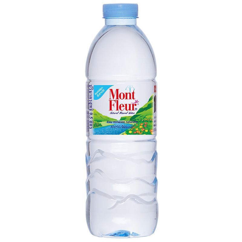 มองต์เฟลอน้ำแร่ธรรมชาติ 500มล. Mont Fleur Minenal Water  500ml. [หมายเลขบาร์โค้ด 8851530111009 ]