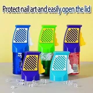 H&B 3D-Printed Small Can Opener Wear Resist Portable เครื่องดื่มเปิดเครื่องมือ Ergonomics Beer Can Opener For Finger Nail Protection {th}