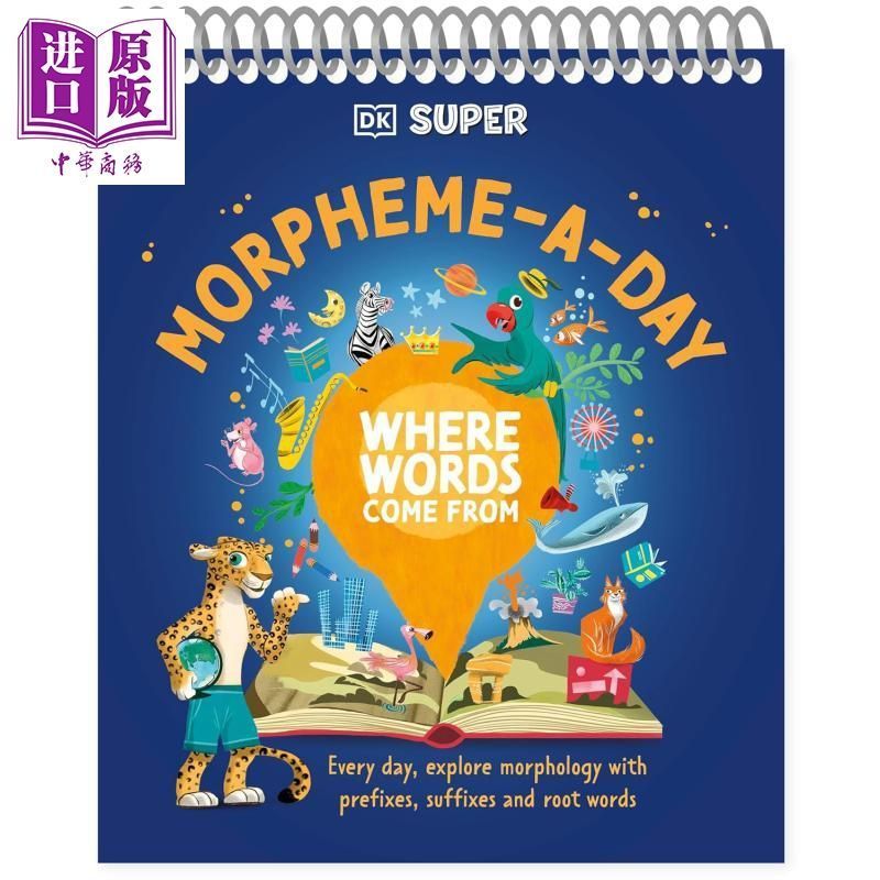 DK Super Straw Words มาจาก Super Words มาจาก Morphee-A-Day English Original Children English Learnin