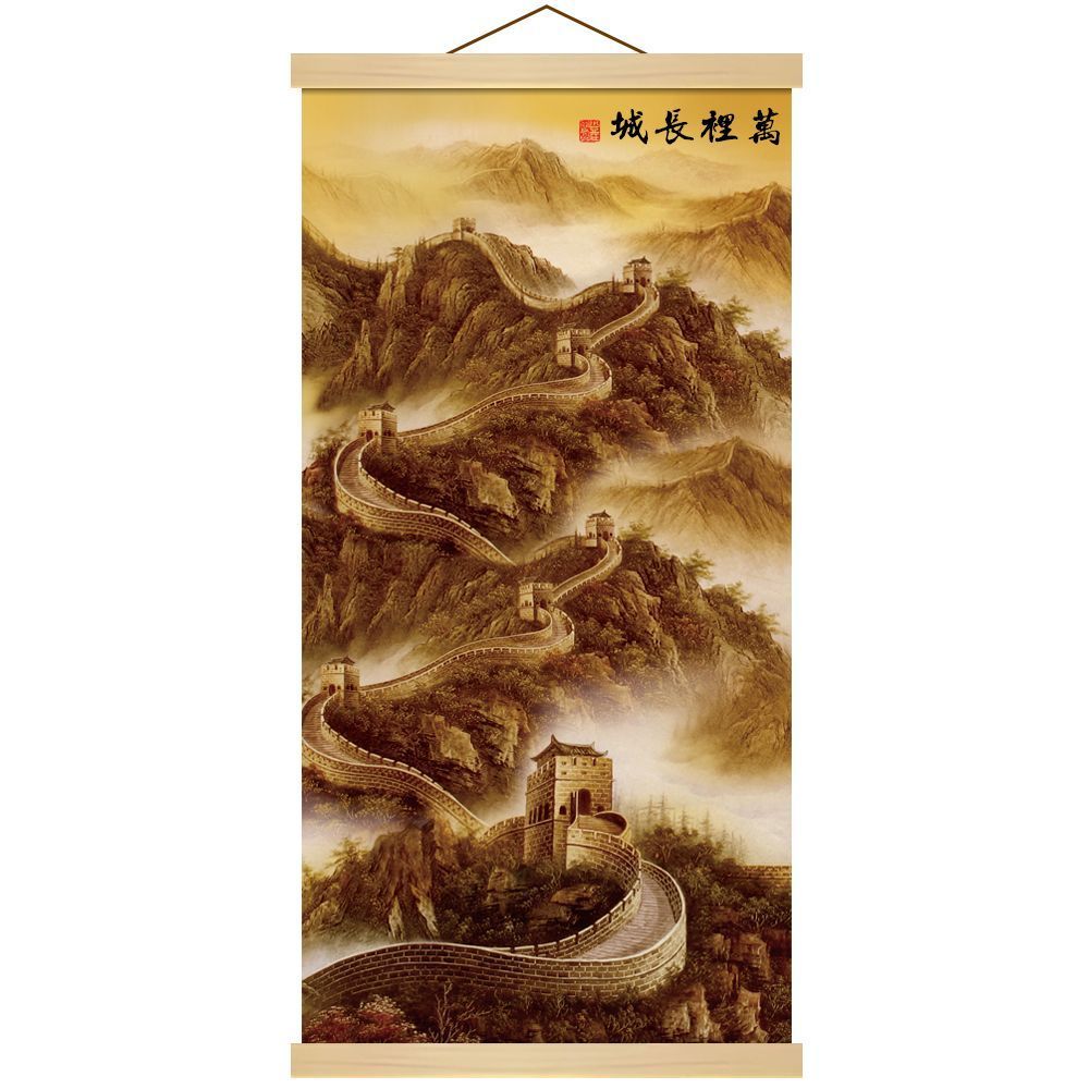 M81 Great Wall ห้องนั่งเล่น Study Backer รูปแบบเลื่อนภาพวาด Tea Room สํานักงานตกแต่งภาพวาด 2026-7-2