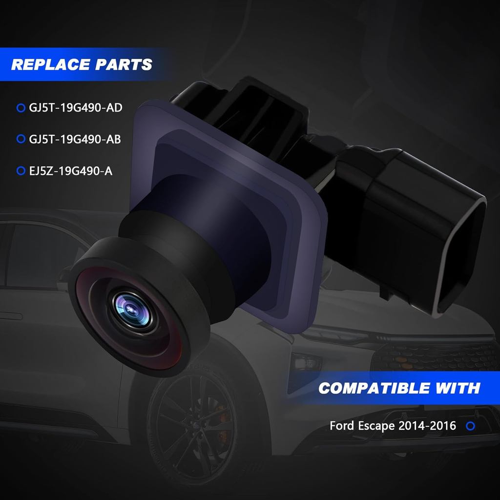 กล้องมองหลังเหมาะสําหรับ Ford Transit 150 250 350 350HD 2015 2016 2017 Transit Cargo Van 2018 2019, 