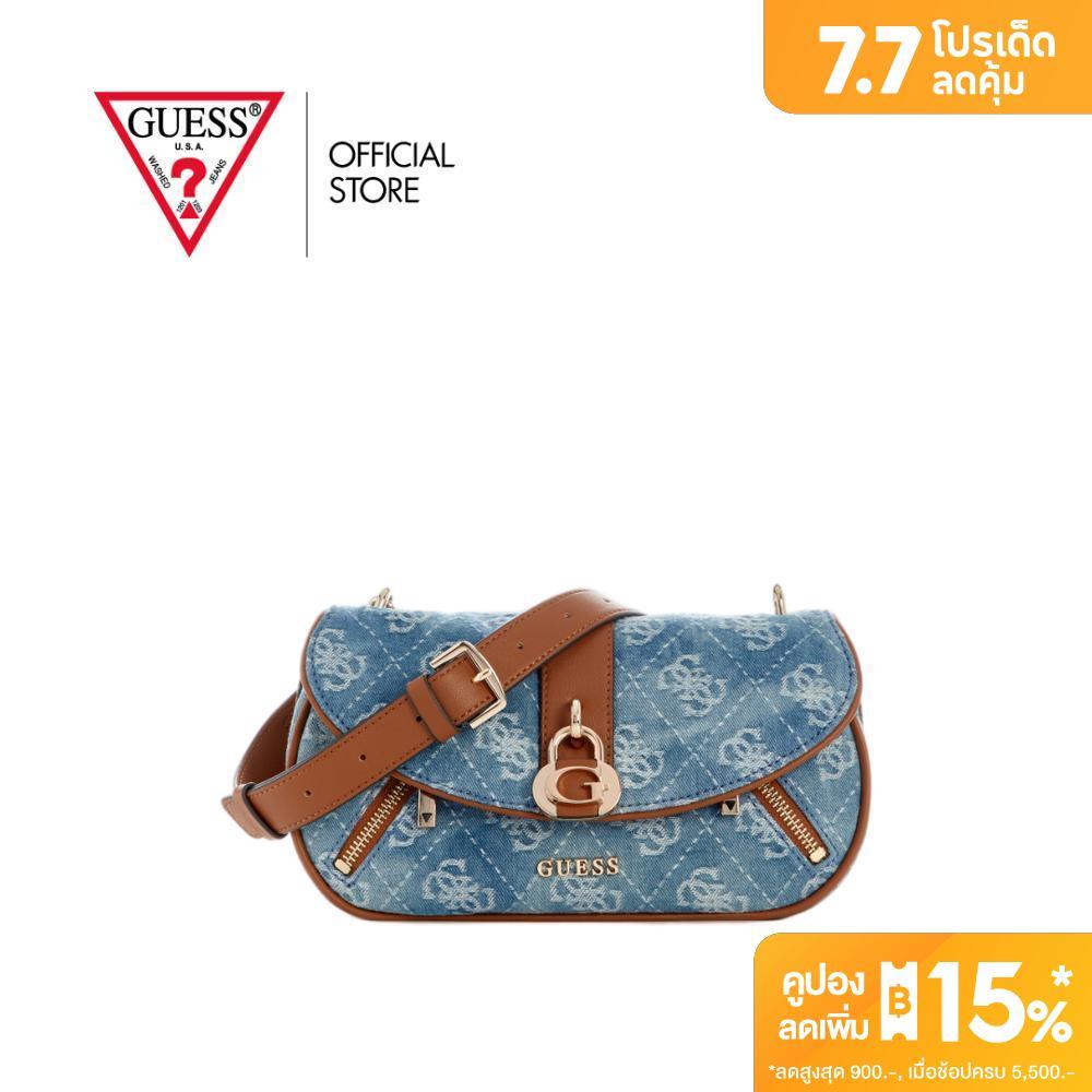 GUESS กระเป๋า รุ่น DG836220 JESSA FLAP CROSSBODY สีฟ้า