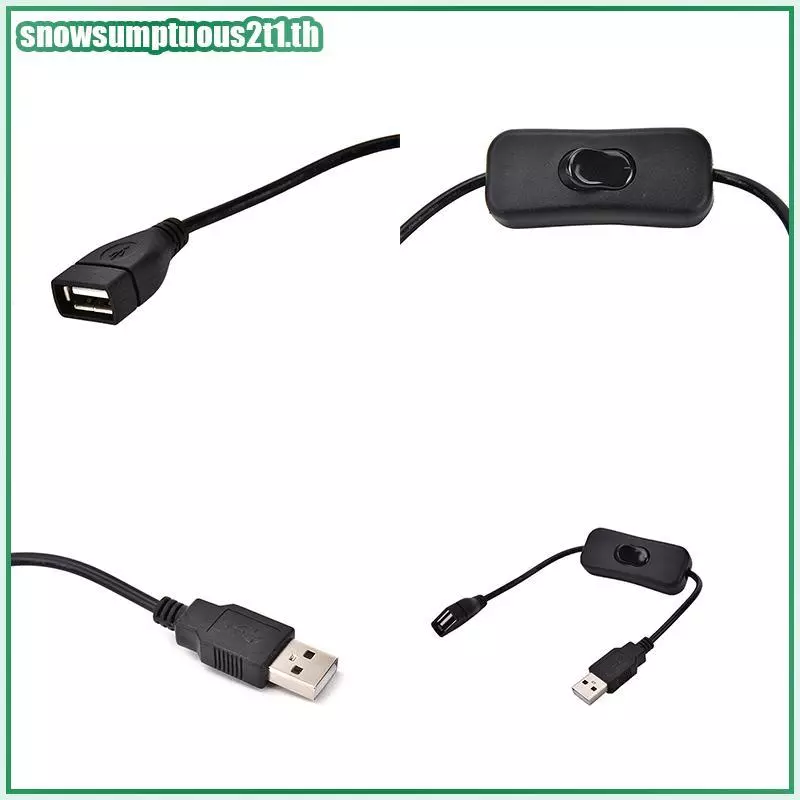 [ใหม่] สาย USB พร้อมสวิตช์ควบคุมไฟสําหรับ Raspberry Pi USB On Off Toggle [TH]