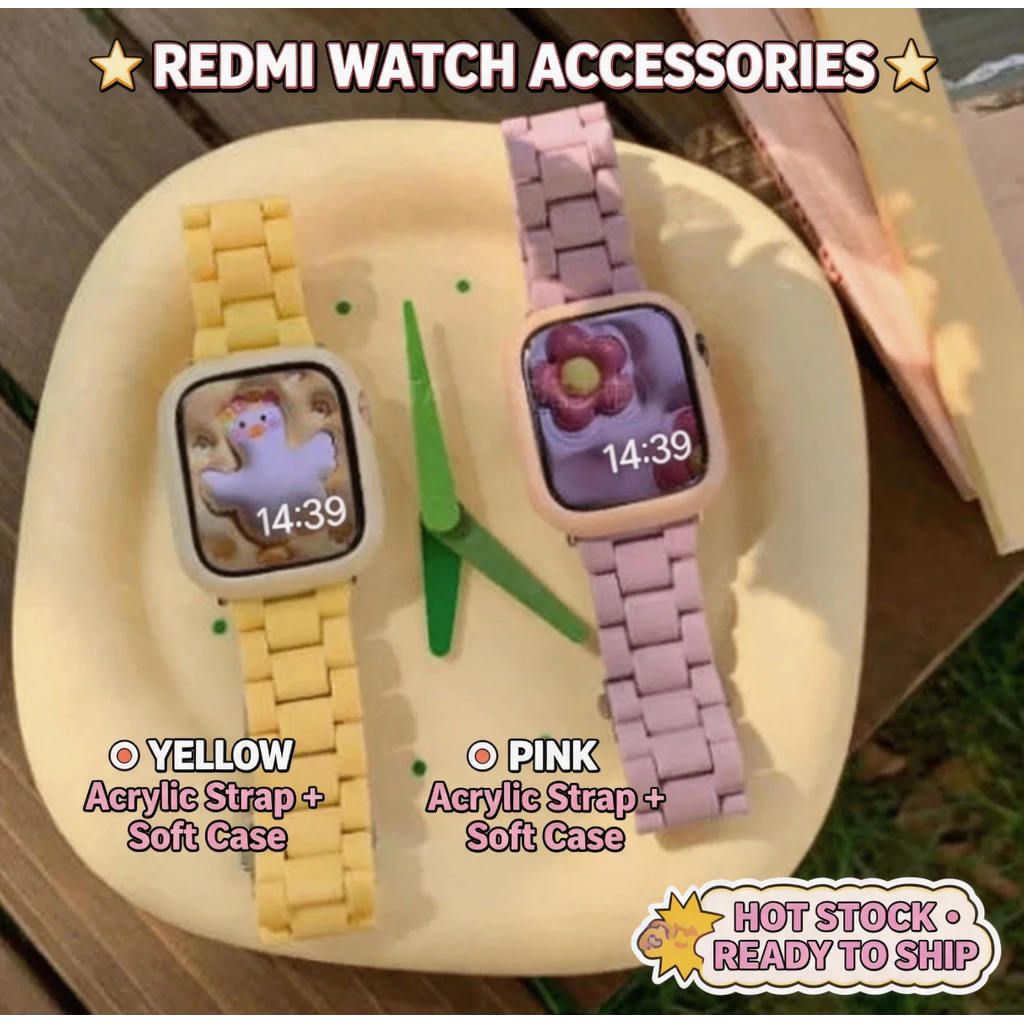 for Redmi Watch 6 5 4 อะคริลิคสามสาย 5Active 5 Lite พร้อมสายรัดข้อมือ unisex นิ่ม for Smartwatch strap