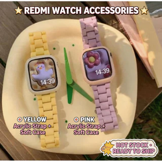 for Redmi Watch 6 5 4 อะคริลิคสามสาย 5Active 5 Lite พร้อมสายรัดข้อมือ unisex นิ่ม for Smartwatch strap