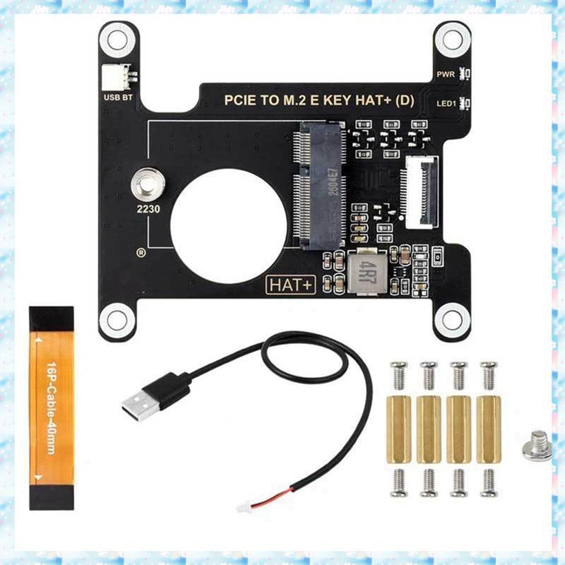 [RQMU] สําหรับ USB Bluetooth PCIe เป็น M 5 USB อะแดปเตอร์ 2 E KEY NGFF สําหรับ BE200/AX210/AX200/RTL