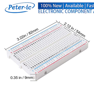 (1 ชิ้น) 830 หลุม Solderless Breadboard MB-102 Mini Breadboard 400 หลุม Test พัฒนา DIY