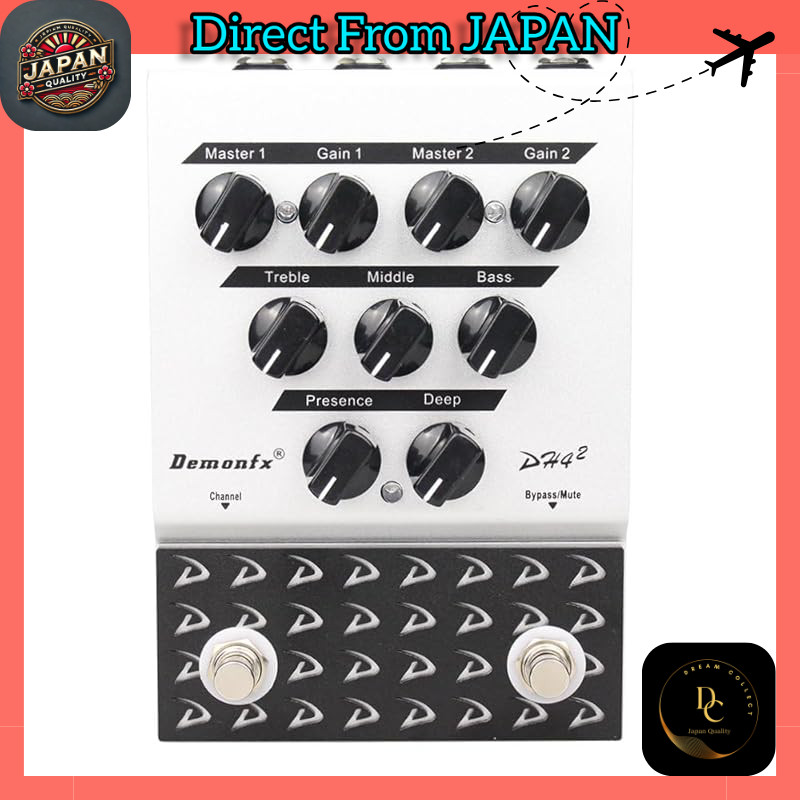 Demonfx DH4-2 / OverDrive - Distortion High Gain Guitar Effect Pedal