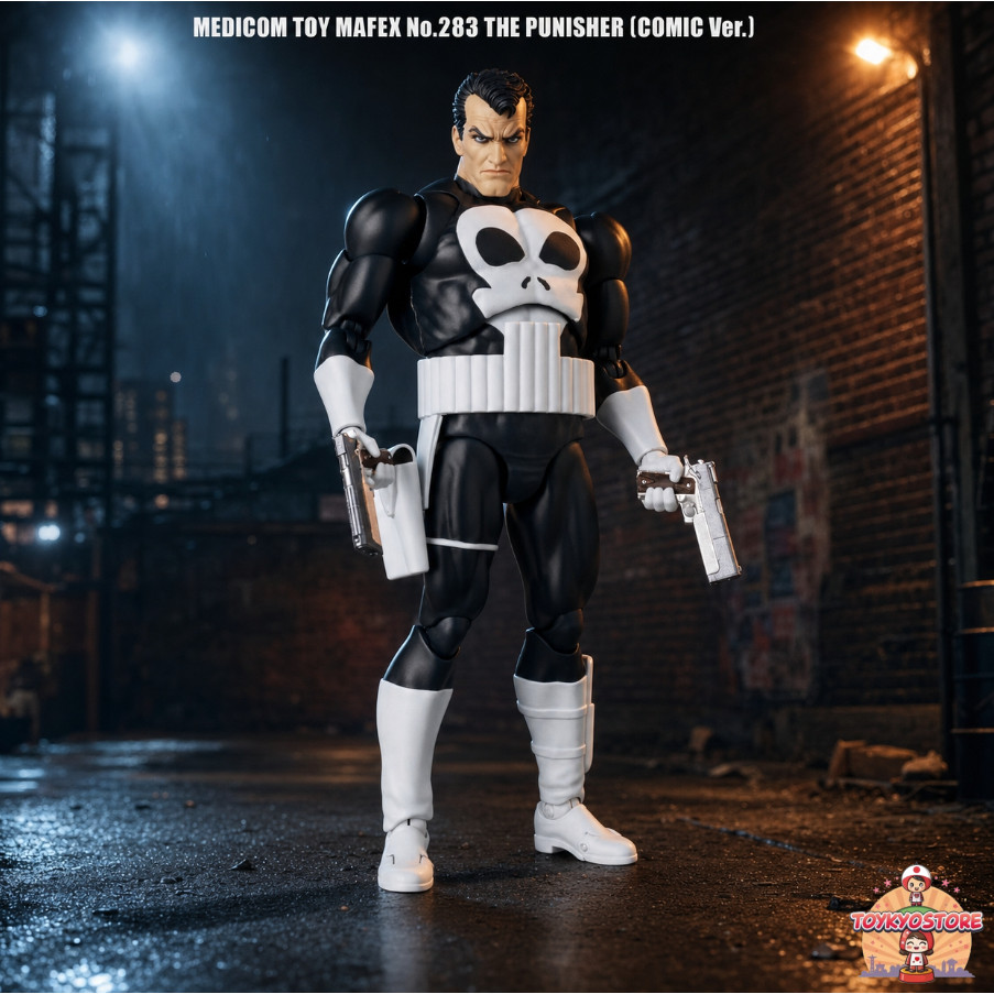 MEDICOM TOY MAFEX No.283 THE PUNISHER (COMIC Ver.) Figure [Direct from Japan]