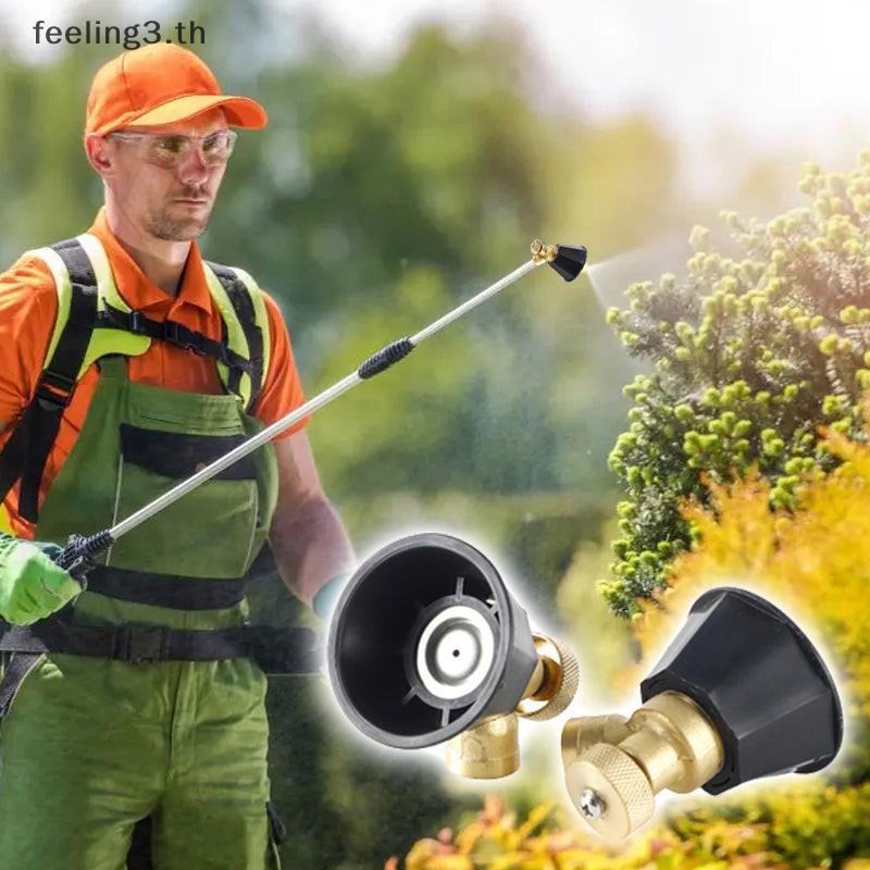 { Hot&Fashion } การเกษตรแรงดันสูง Air Vortex ing หัวฉีดปรับ Water Outlet หัวฉีดสําหรับดอกไม้หญ้าสวน 