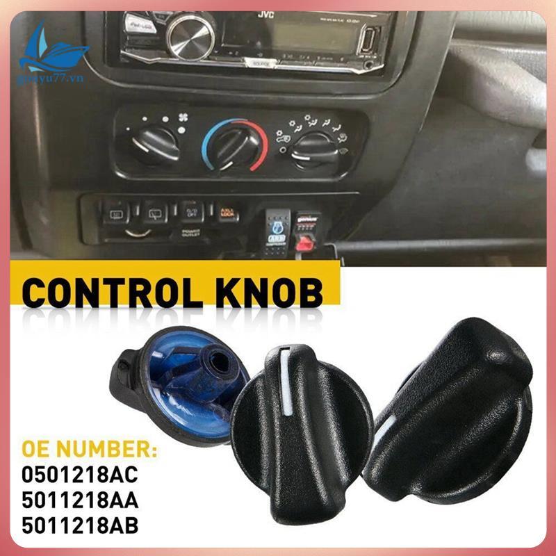 3 ชิ้นรถ A/C เครื่องทําความร้อนลูกบิด Dials สําหรับ 1999-2005 1EJ51BD1AA